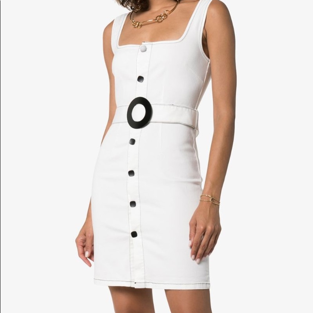 Solid & Striped Button Down Dress W/Belt NWT XS